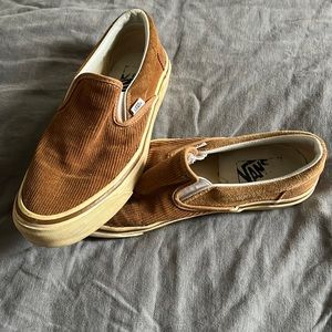 Van’s Corduroy slip on loafers